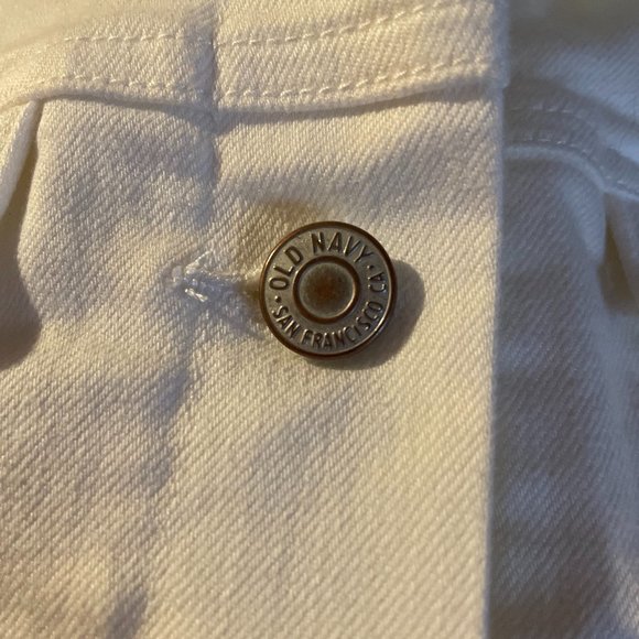 Old Navy White Jean Jacket - Picture 4 of 4